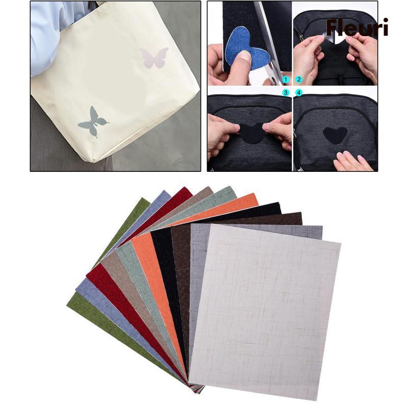 Set 10 Túi Ngủ Vải Lanh Tự Dính Dùng Để Sửa Chữa Lều