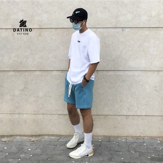 Áo thun Oversize Signature in nổi DATINO chất liệu in Cao Thành form tay lỡ 100% cotton 2 chiều, bo cổ ôm tay lỡ