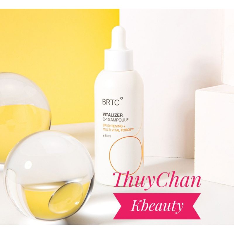 MS95 Serum dưỡng trắng da BRTC Vitalizer C10 Ampoule Brightening Multi Vital Force 50ml