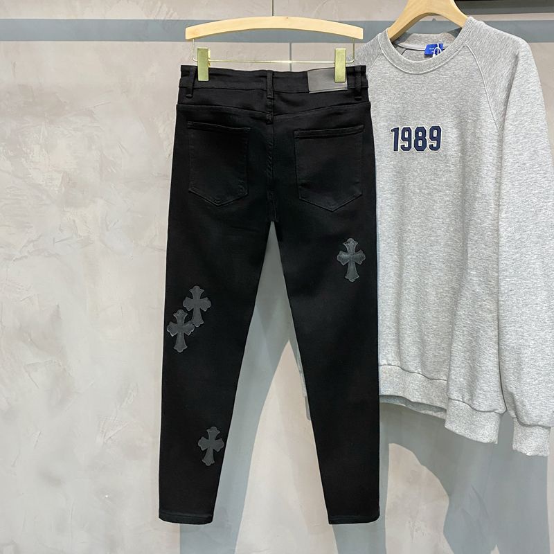 Quần Jean Dáng Ôm Co Giãn Thời Trang Cá Tính Cho Nam