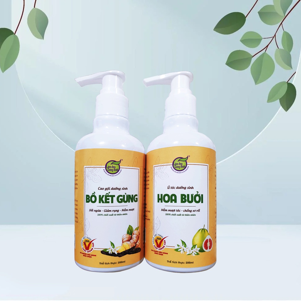 Dầu gội bồ kết gừng Bảo Nhiên