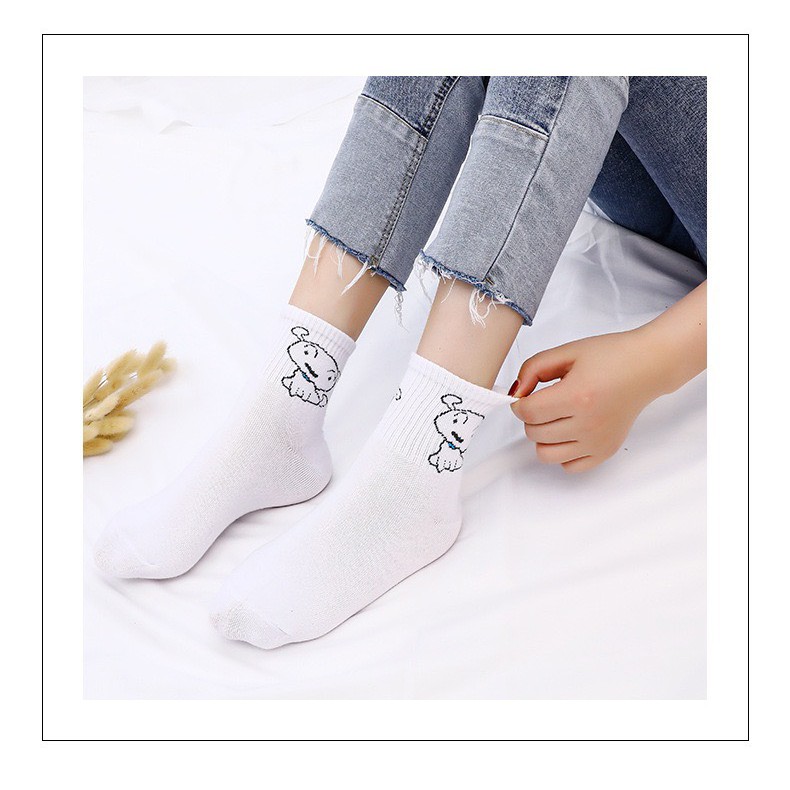 Tất nam nữ cổ cao nhân vật hoạt hình Shin cực đẹp TN20 dễ thương