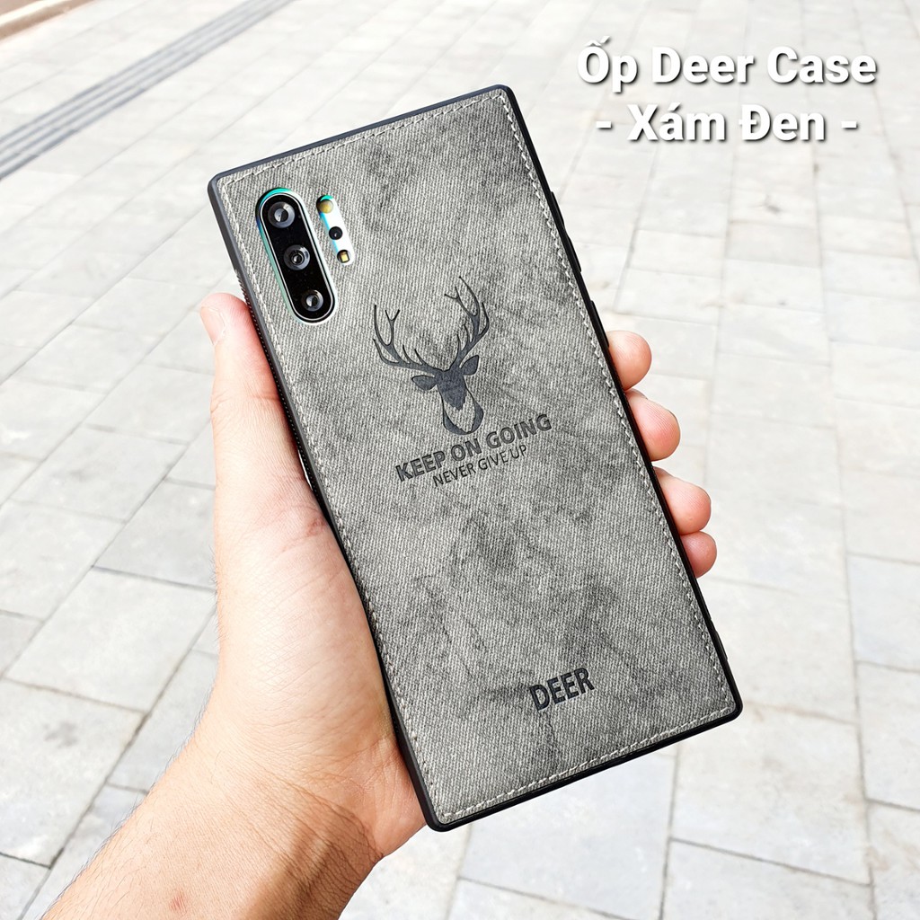 [RẺ VÔ ĐỊCH] Ốp Samsung Note 8, Note 9, Note 10 plus vải jean đầu Hươu rẻ đẹp nam tính | BigBuy360 - bigbuy360.vn