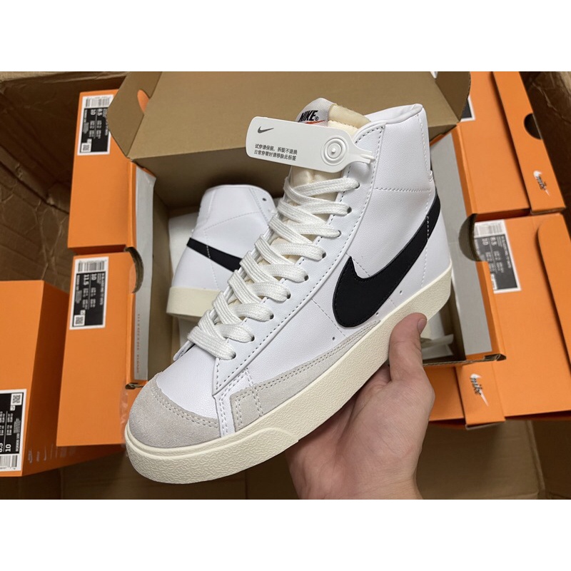 Giày Nike Blazer Mid 77 vintage phối màu “white back” | Bản cao cấp