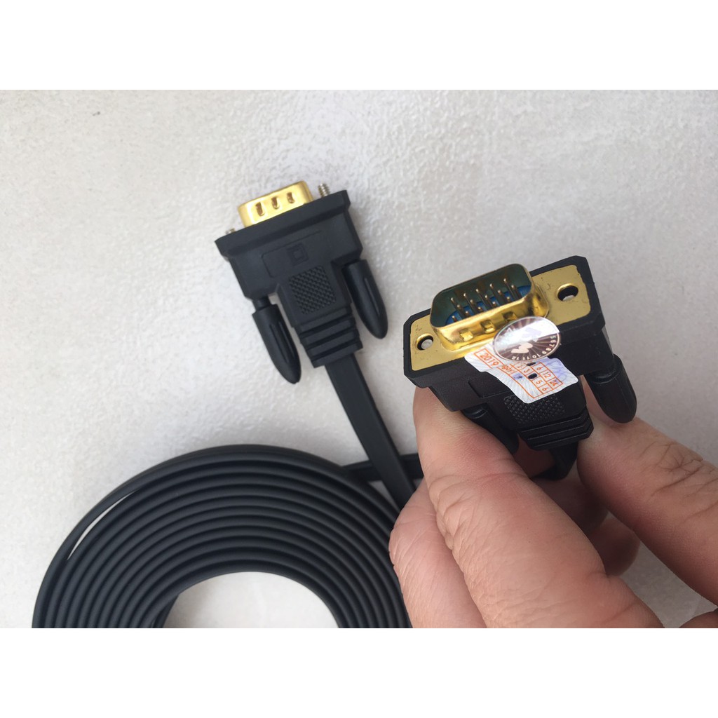 Cáp VGA 3m DTech 69F30 (3+6) FullHD sắc nét - Hàng chính hãng