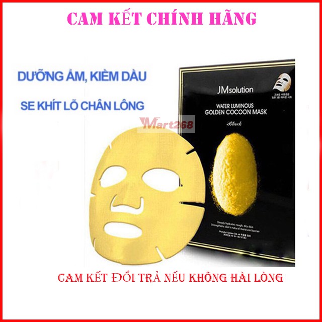 Mặt Nạ Hàn Quốc Cao Cấp Kén Tằm Vàng JM Solution Water Luminous Golden Cocoon Mask 45ml