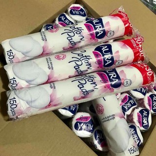 sỉ 10 cây bông Tẩy Trang Aura ( 150 Miếng)