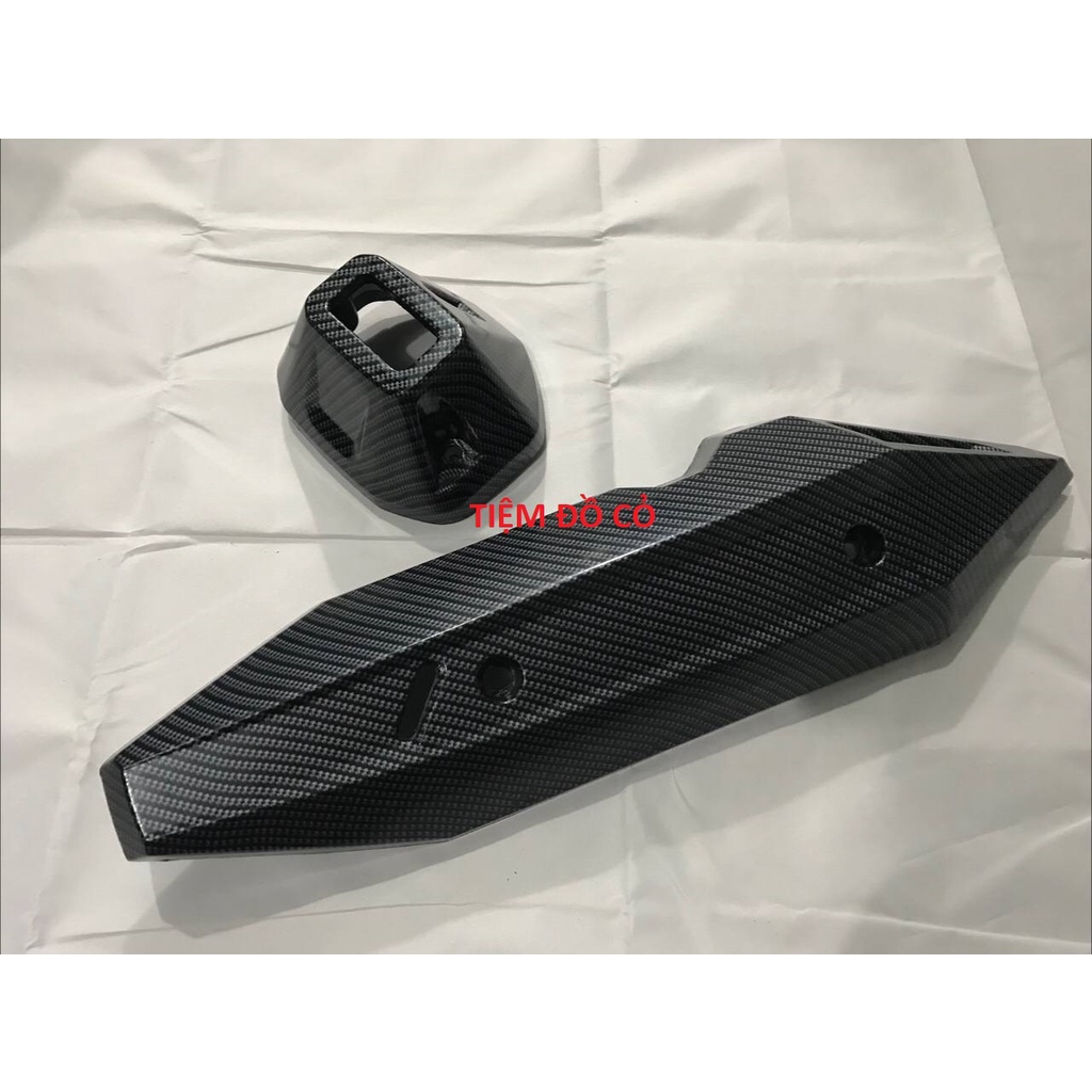 BỘ CHE PÔ VÀ CHỤP ĐÍT PÔ CHO VARIO MẪU CARBON