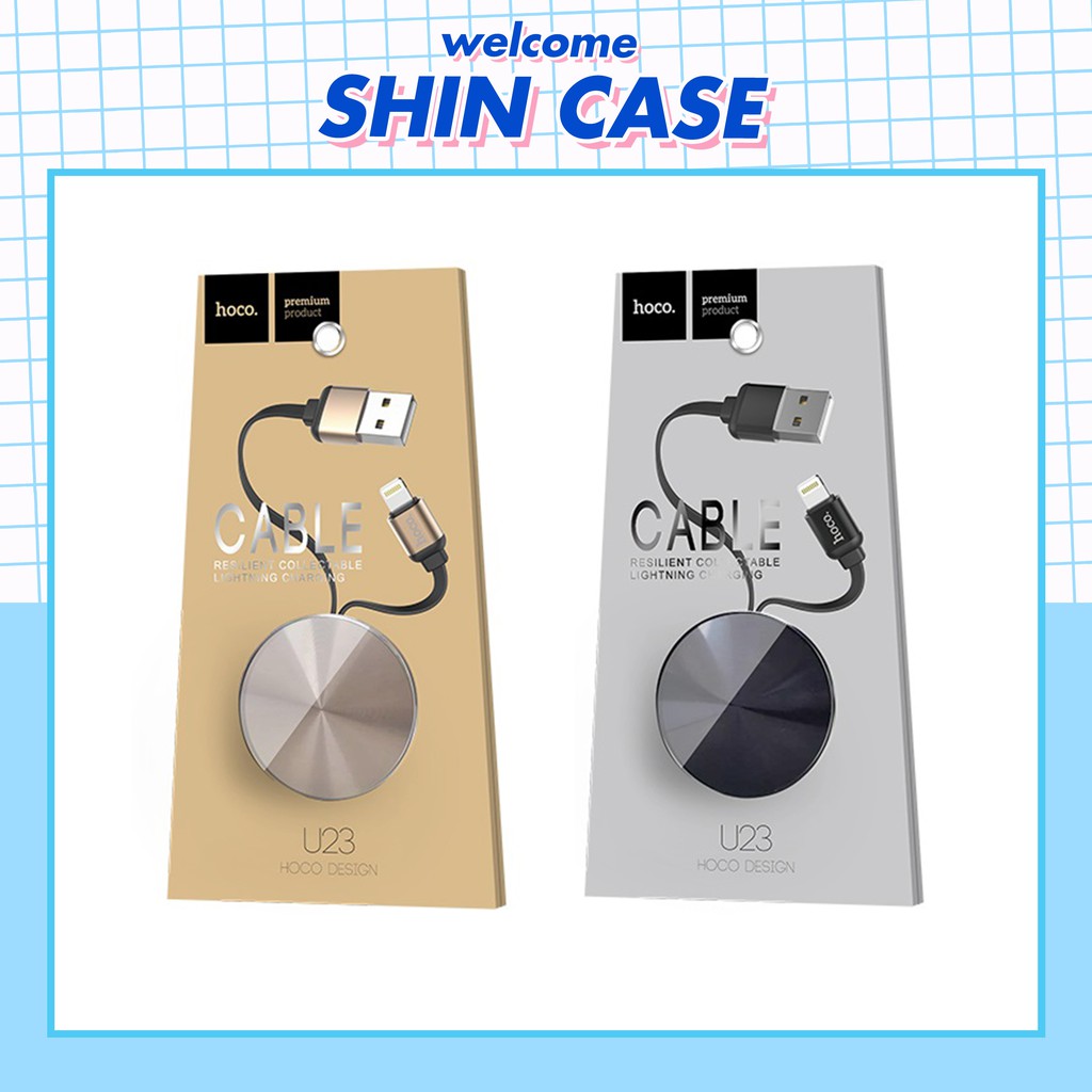 Cáp Sạc Lightning Hoco Cable U23 Chính Hãng Cho IPad Pin Dự Phòng Cáp Sạc Tai nghe Bluetooth Airpod IPhone - Shin Case