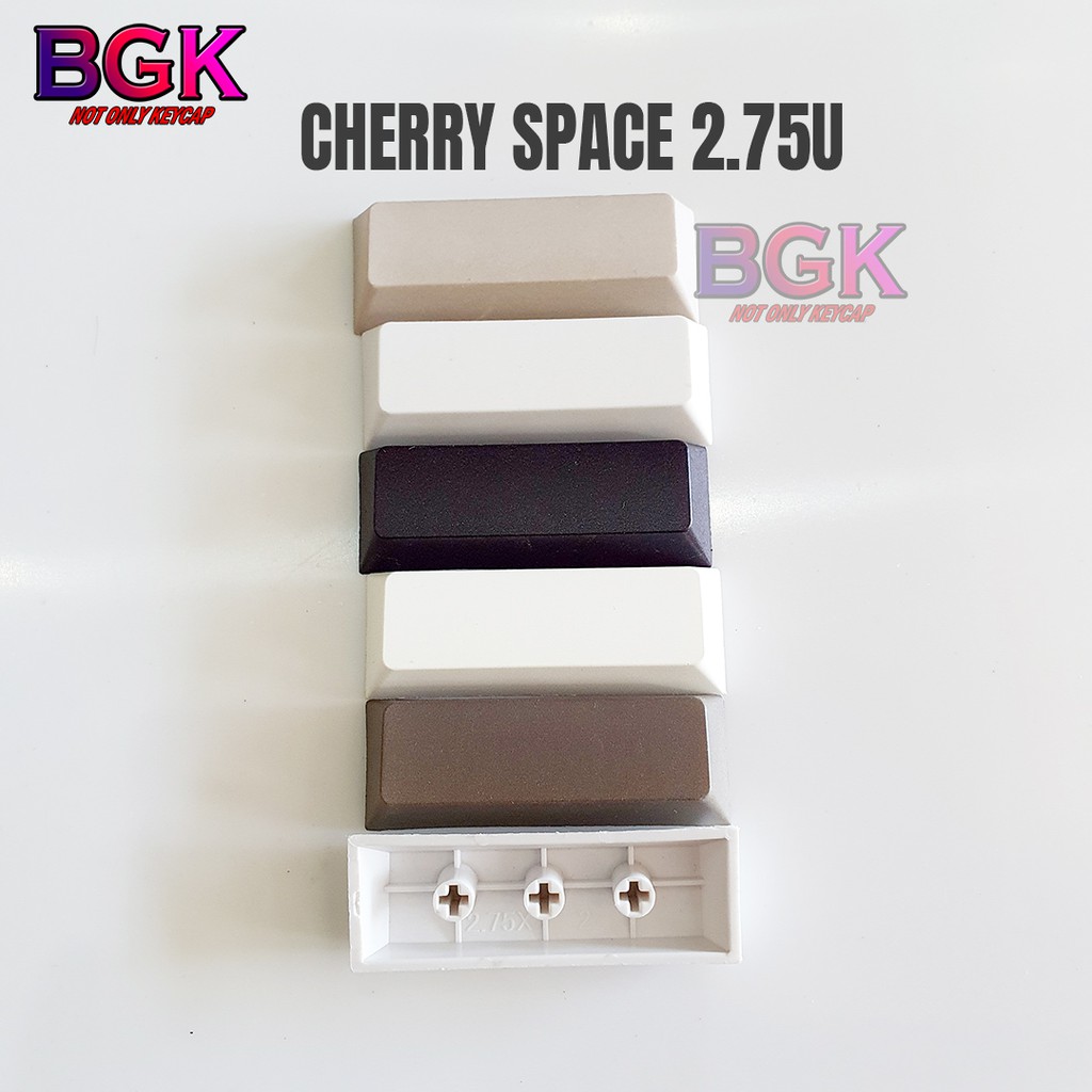 Keycap Lẻ SPACE 3U, 2.25U, 2.75 CHERRY Profile Blank trống Chất liệu PBT nhiều màu