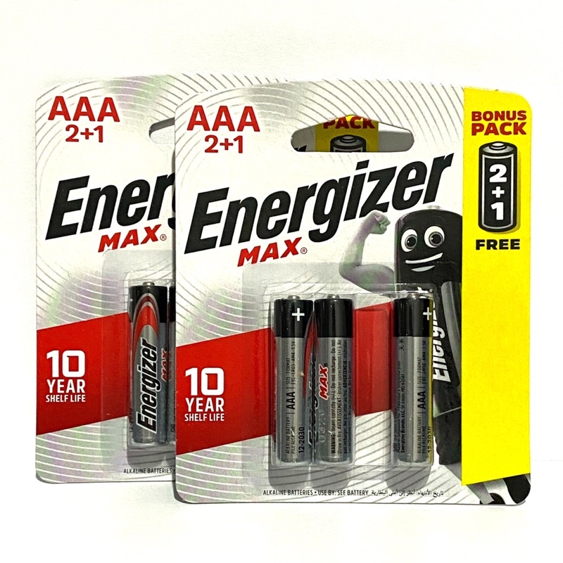 Combo 2 Vỉ Pin AAA Energizer Chính Hãng DKSH 1 Vỉ 3 Viên E92BP3