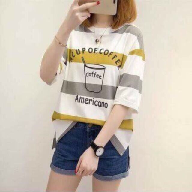 Áo Thun Tay Ngắn Nữ dưới 55kg