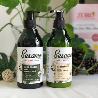 Dầu gội thảo dược Sesame Hương hoa bưởi 300ml,  Sạch gàu, ngăn rụng tóc, ngừa nấm