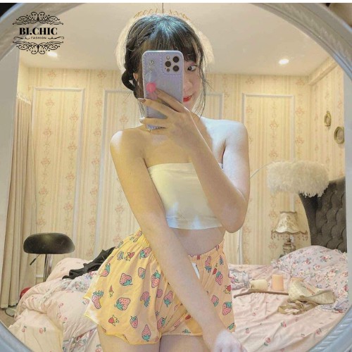 quần short nữ họa tiết Kitty - Bi.Chic - quần đùi nữ mặc nhà thoáng mát cực kỳ cute