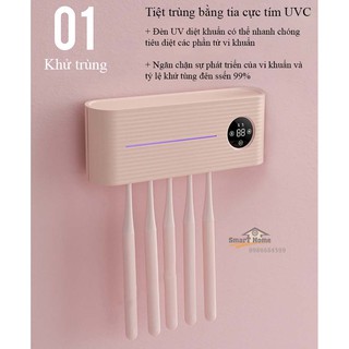 Máy tiệt trùng bàn chải đánh răng Xiaomi bằng tia UV thông minh