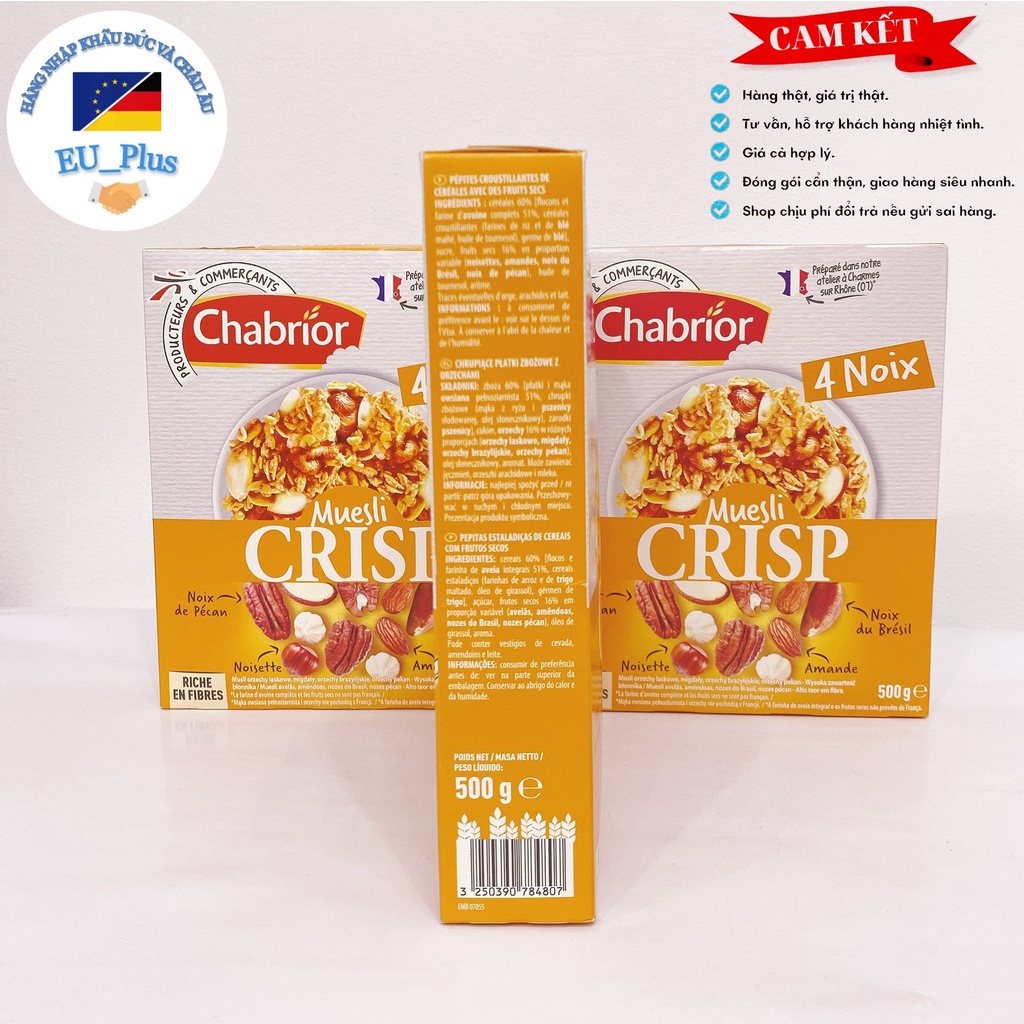 Ngũ cốc ăn kiêng Chabrior 500 - Pháp