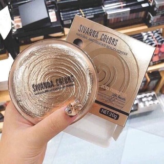 Phấn phủ siêu mịn Sivanna Natural And Delicate Beauty Powe