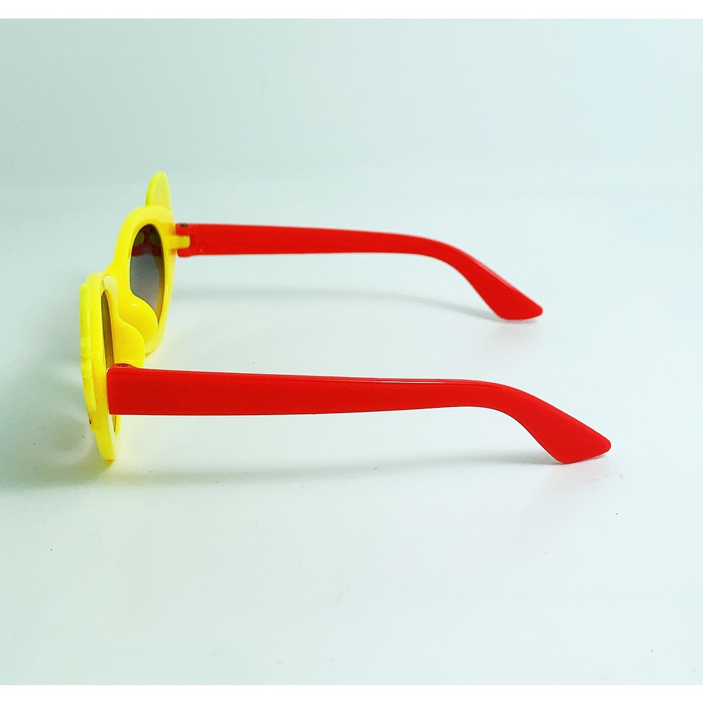 Kính mát trẻ em JJ202212 form ôm mặt tròng đính kèm nàng tiên cá dễ thương dành cho bé gái từ 1 tới 5 tuổi