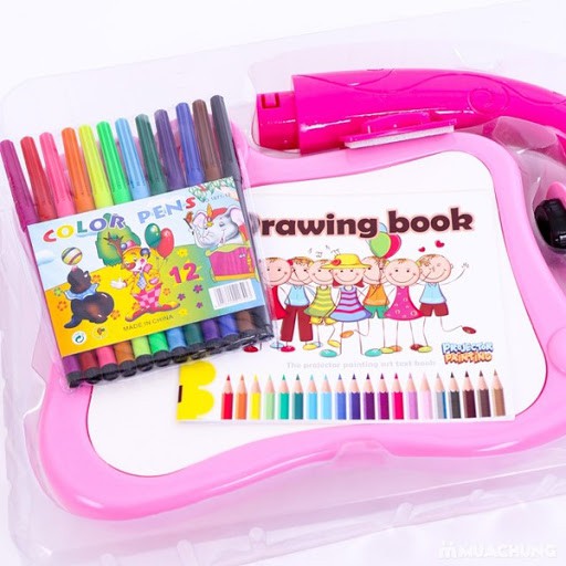 Đồ chơi bàn máy chiếu-Bàn Vẽ Có Đèn Chiếu Sáng Thông Minh Cho Bé