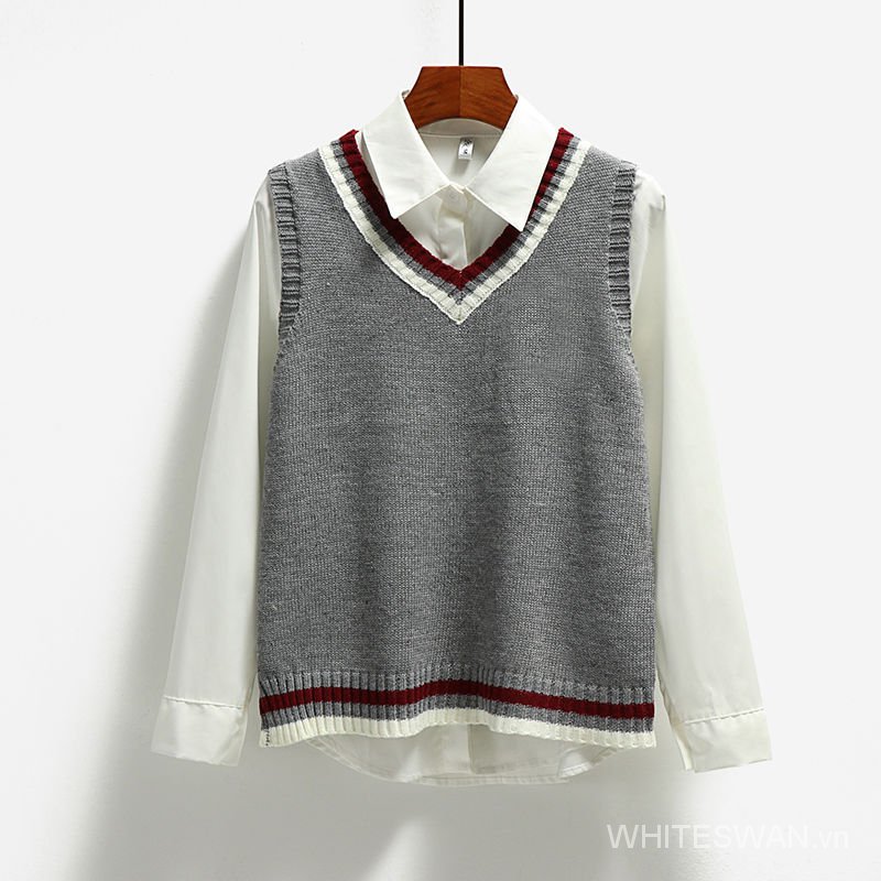 Áo Len Không Tay Cổ V Thời Trang Dành Cho Nữ | BigBuy360 - bigbuy360.vn