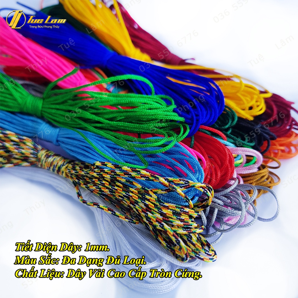 Combo 5m - 10m - 15m Dây Chỉ Tết Vòng Bện Vòng Handmade - DIY Tuệ Lâm