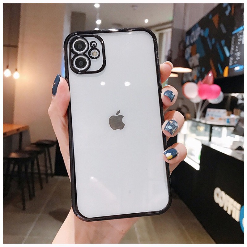 Ốp lưng iphone bảo vệ camera vuông viền cho iphone 12Pro Max/iP12Pro/iP11Pro Max/iP11/Xs Max | BigBuy360 - bigbuy360.vn