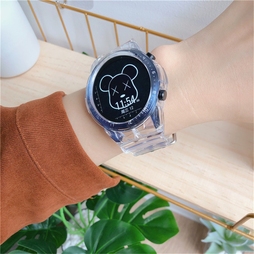 Dây đeo silicone kèm vỏ bảo vệ cho đồng hồ thông minh Huawei Watch GT 2 46mm