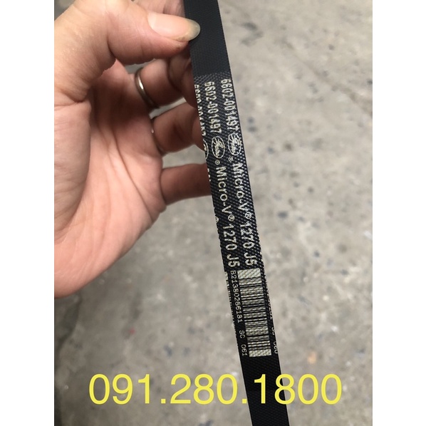 Dây curoa máy giặt SAMSUNG 1270 J5 (5 rãnh) dây culoa, đai chính hãng