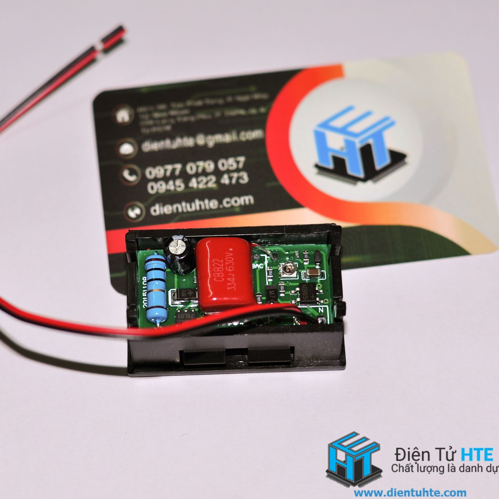 Đồng hồ đo điện áp AC 70-500V LED 0.56 inch [HTE Quy Nhơn CN2]