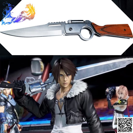 Mô hình hợp kim thanh Revolver của Squall Leonhart game Final Fantasy 8 1922
