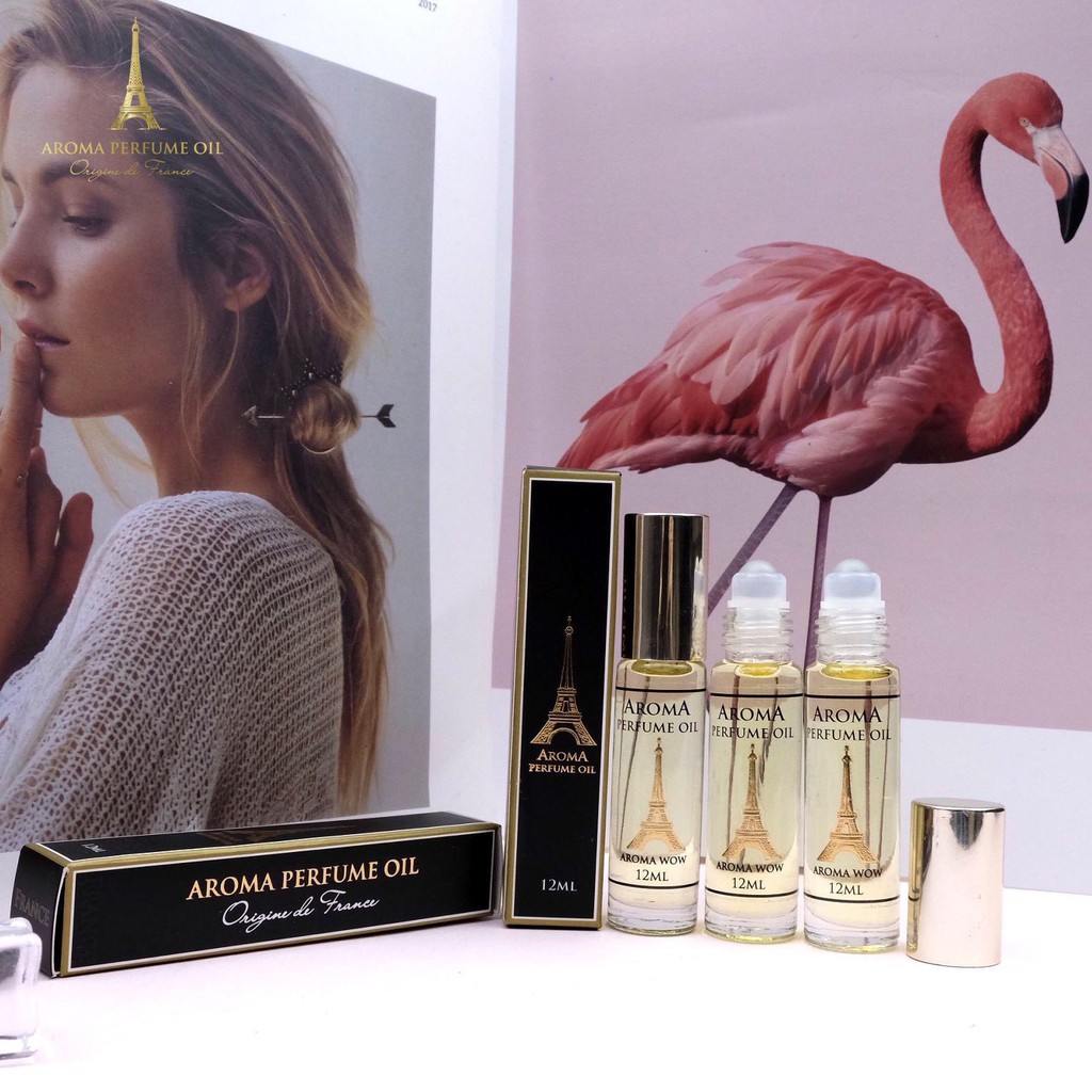 Tinh Dầu Nước Hoa Pháp Dạng Lăn Cho Nam, Nữ Unisex 12ml Thơm Ngất Ngây