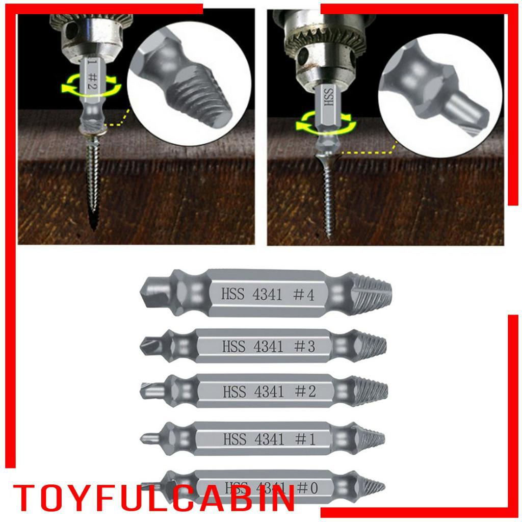 BITS Set 5 Mũi Khoan Lấy Ốc Vít Bị Hỏng