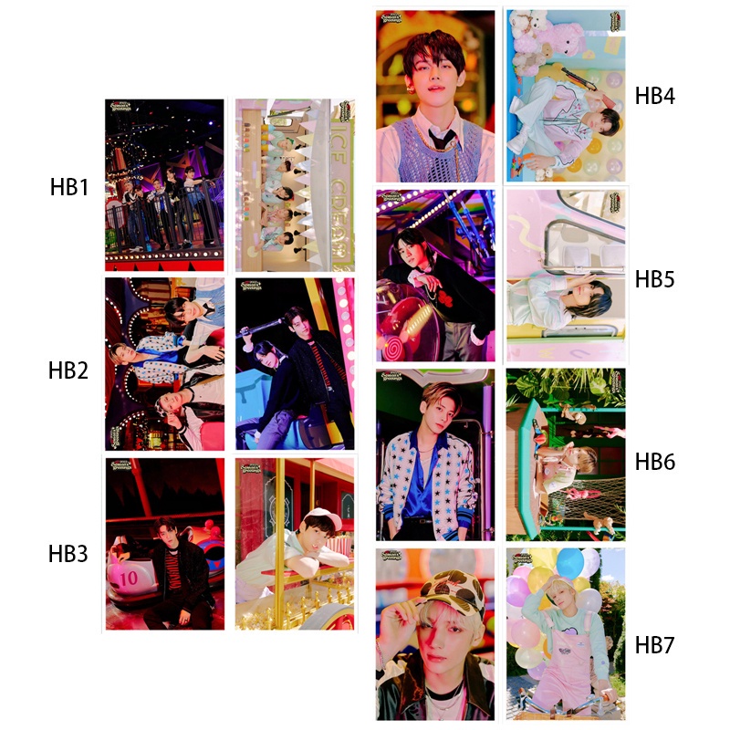 Set 2 tấm poster nhóm nhạc Kpop TXT 2022 SEASON'S GREETINGS