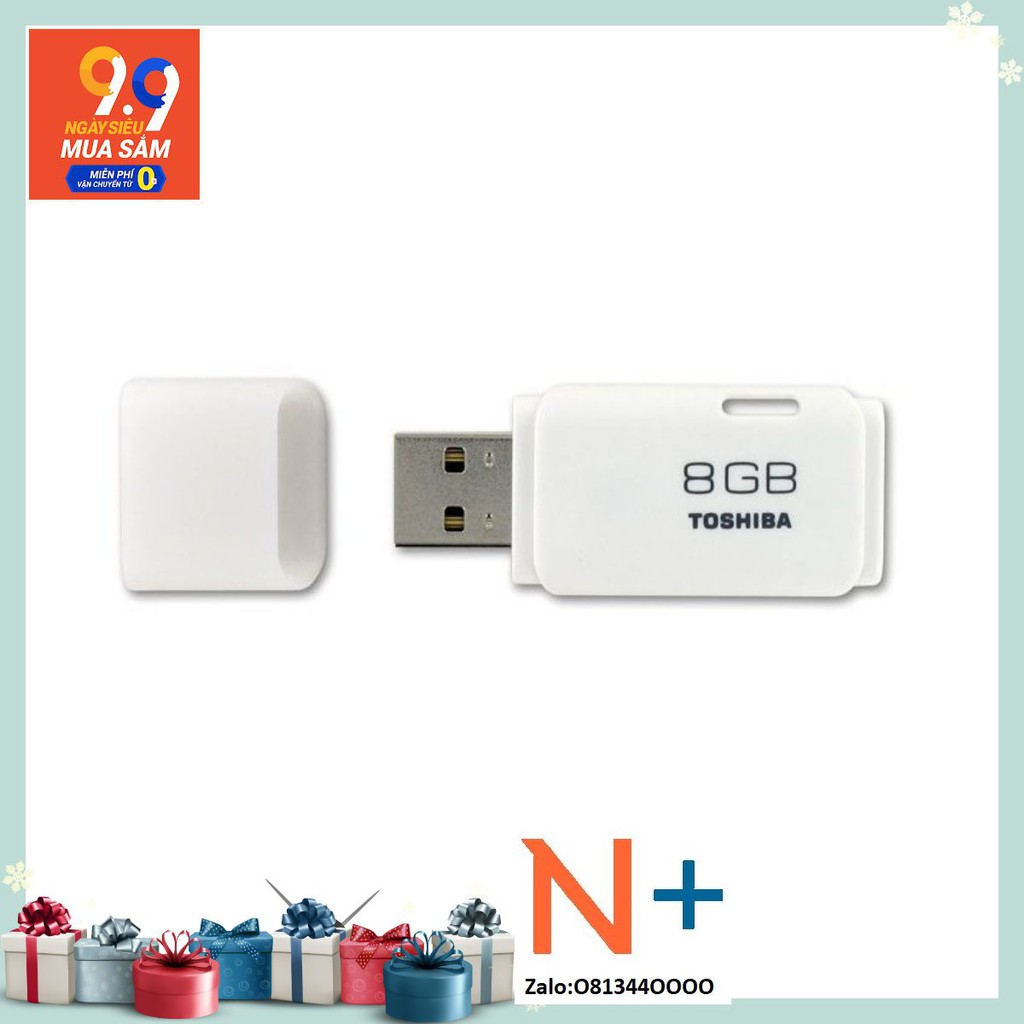 USB 8GB 2.0 U202 Chính Hãng, Bảo Hành 2 Năm