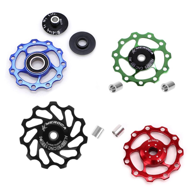 Vòng Bi Bằng Hợp Kim Nhôm 4 Màu 11T Cho Xe Đạp Leo Núi Jockey Pul