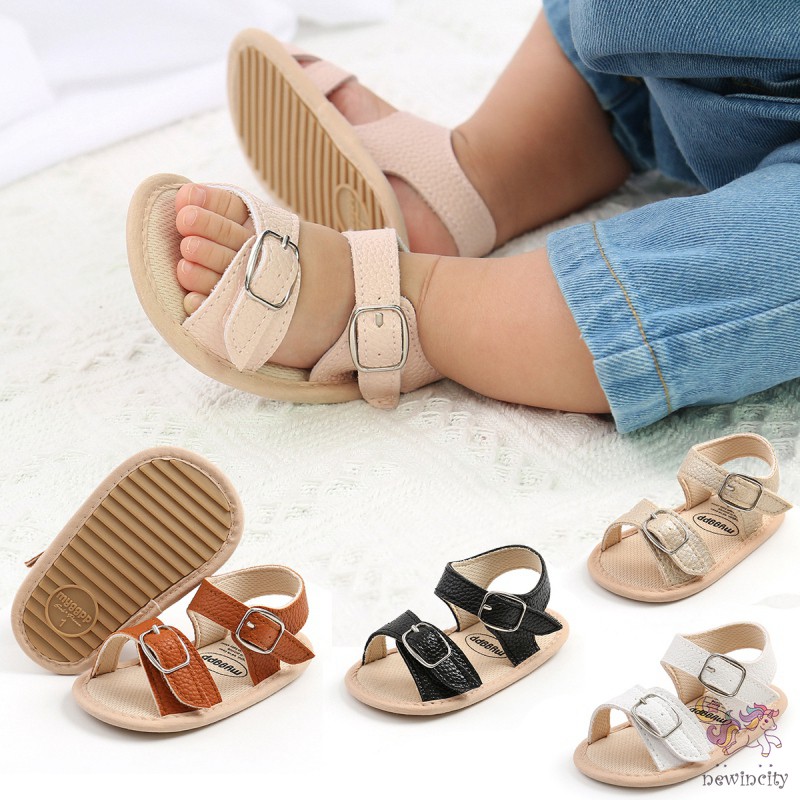 Giày sandals PU chống trượt thiết kế thời trang Hàn Quốc đáng yêu cho em bé