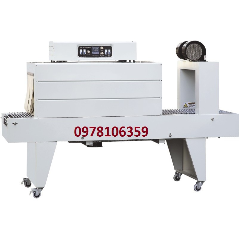 Máy rút màng co tấm gỗ, máy rút màng co Pe, máy rút màng co lốc bằng màng PE, máy rút màng co BSE5040
