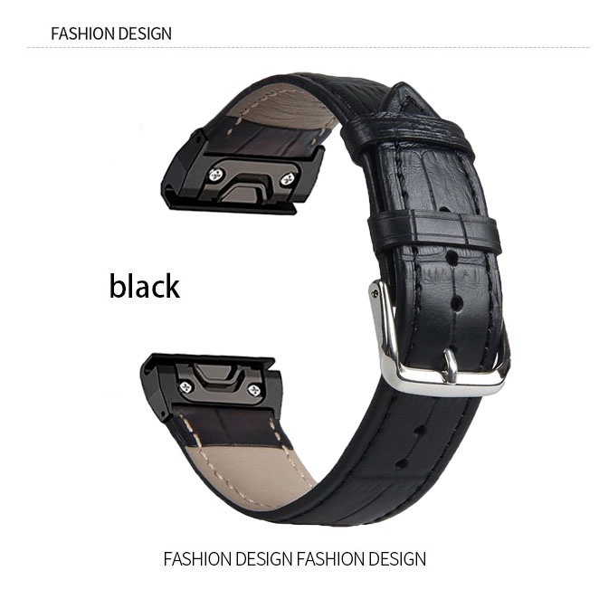 Dây Đeo Giả Da Cá Sấu Cho Đồng Hồ Garmin Fenix 7X Fenix 7 / Fenix 6X Pro 6 5 Plus 22mm 26mm