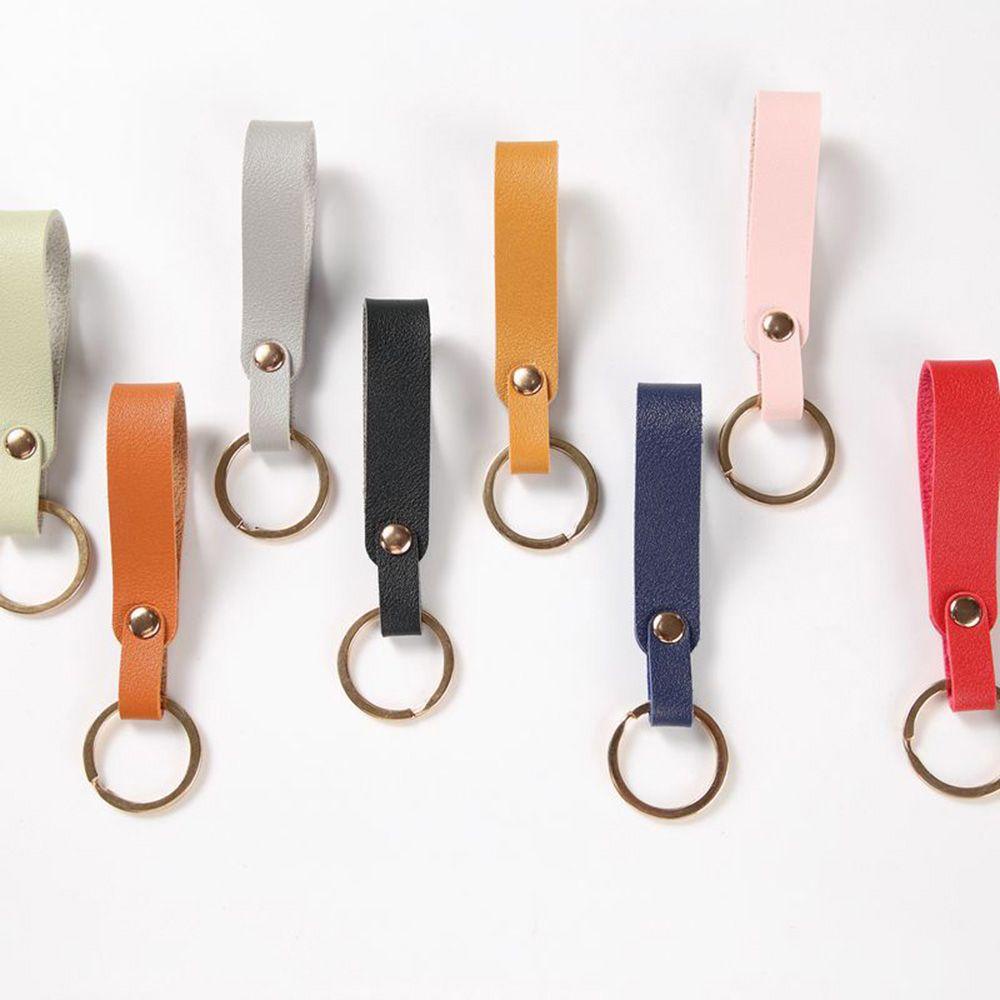 ESPO Móc Khóa Da PU Hình Chai Nước Thời Trang Unisex