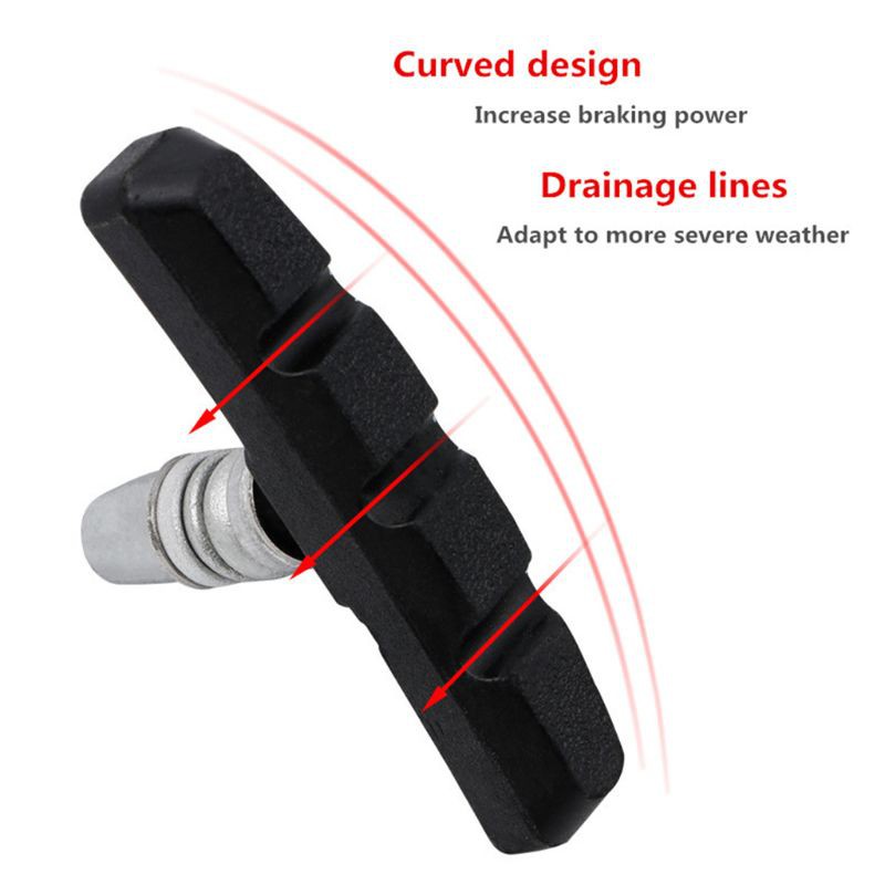 Cặp má phanh bằng cao su cho xe đạp leo núi