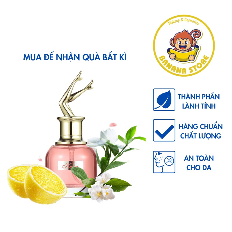 Xịt thơm [FS] Nước Hoa Nữ Đôi Chân Hoa Hậu Mùi Thơm Lâu Quyến Rũ Karri - BANANA