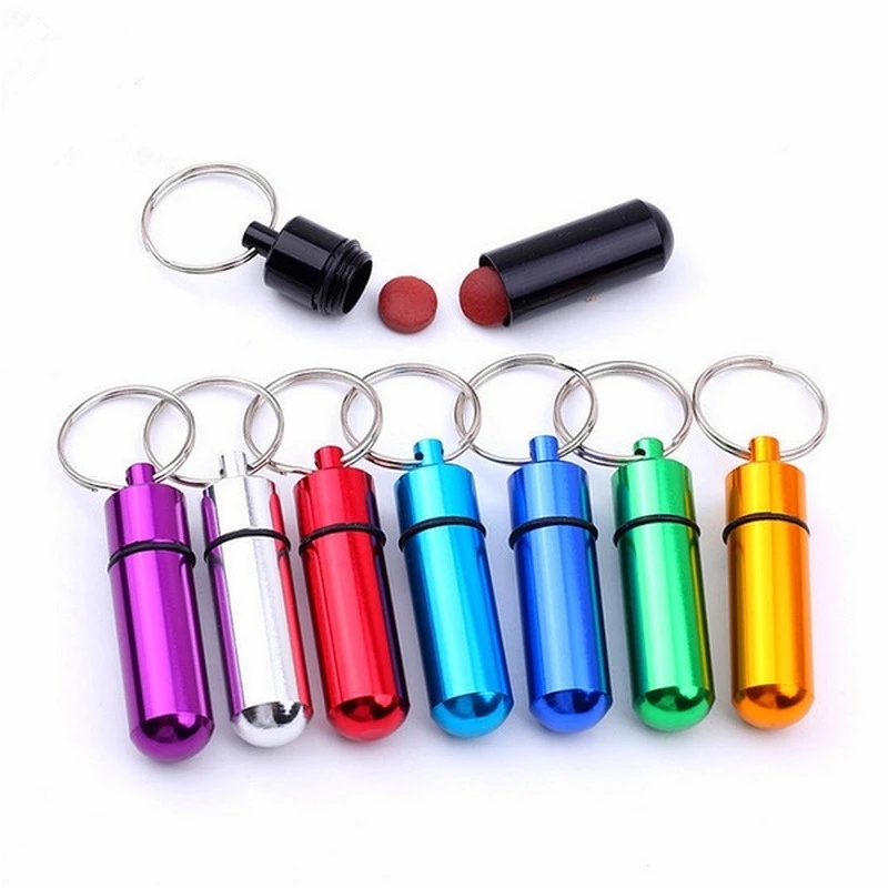Lọ đựng thuốc mini bằng hợp kim nhôm chống thấm nước