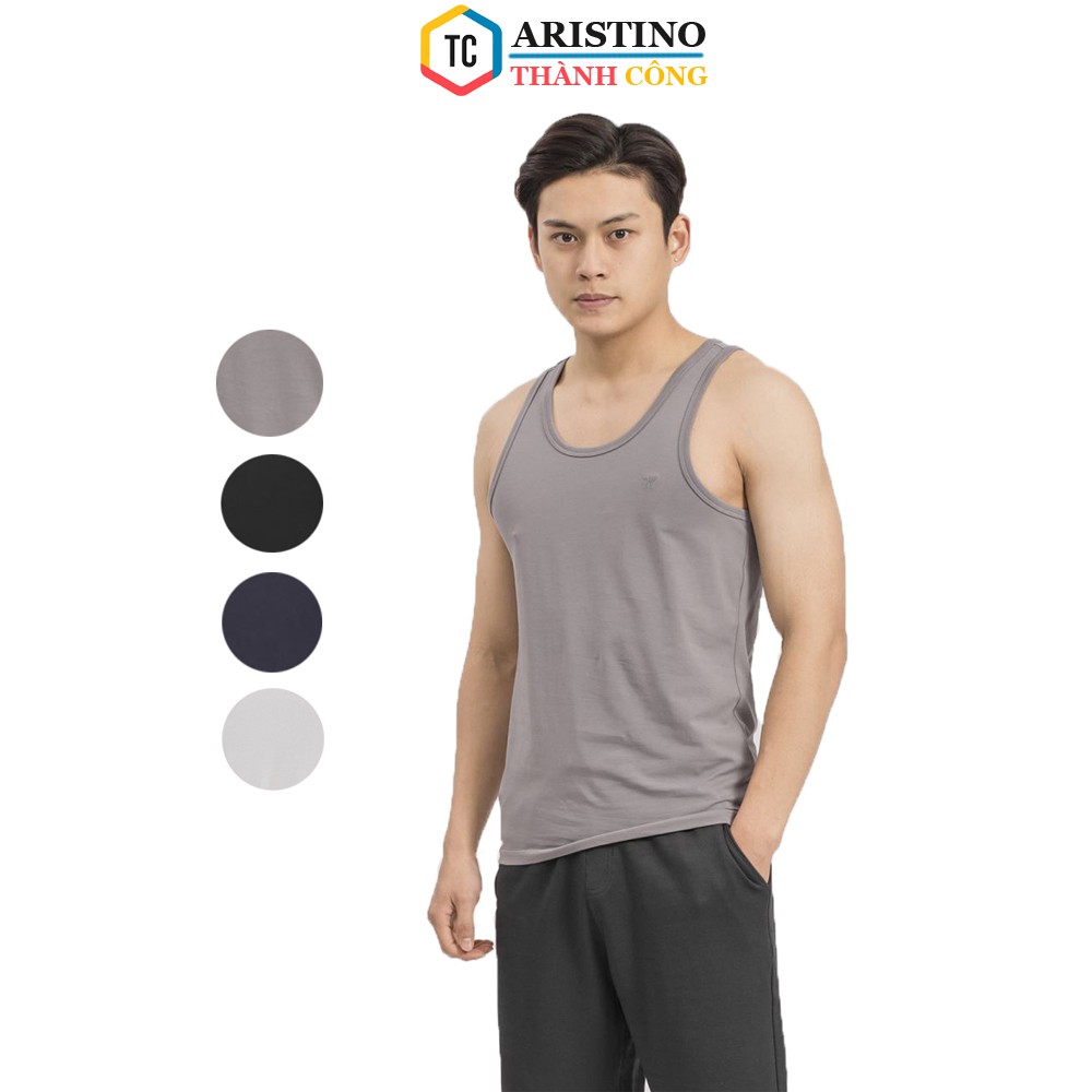 Áo Ba Lỗ Nam ARISTINO - ATT003S9 Cotton Mềm, Nhẹ, Thoáng Mát Cho Mùa Hè