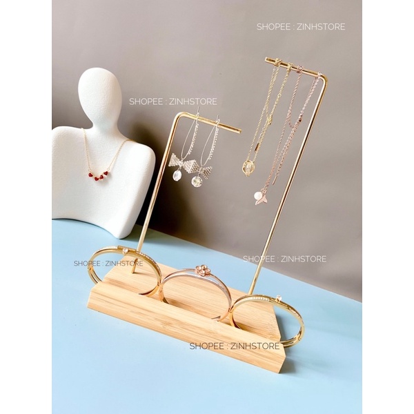 Giá treo trang sức trang trí shop