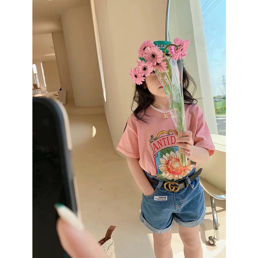 Áo thun cộc tay bé gái Hàng Quảng Châu Cao Cấp