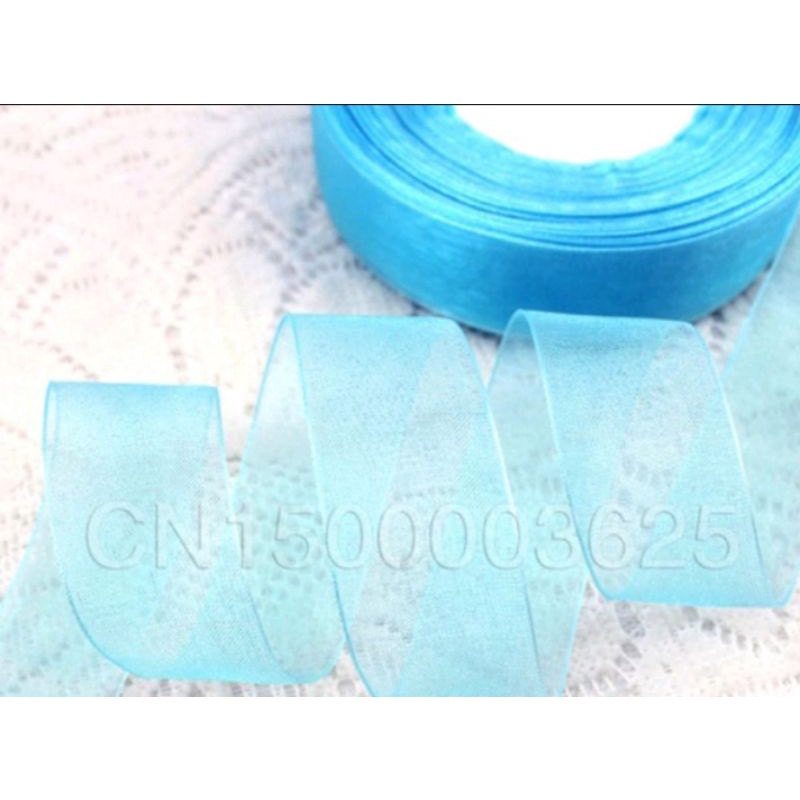 Cuộn 5 mét ruy băng voan 2,5cm