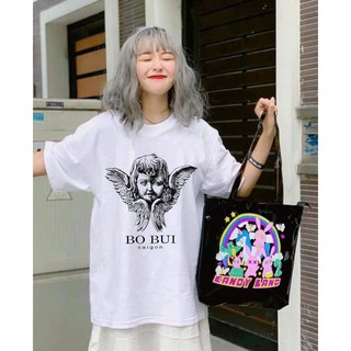 Áo thun BOBUI unisex , áo thun tay lỡ nam nữ bobui saigon - ATDN34