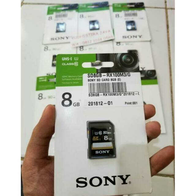 Thẻ Nhớ Sony SDHC 8GB class10 Tốc Độ 90Mb / s ORIGIANAL Chất Lượng Cao