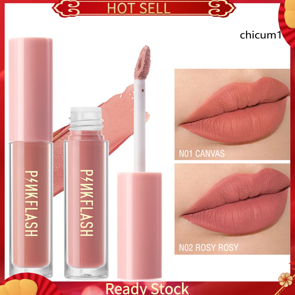 [Hàng mới về] Son môi dạng lỏng dưỡng ẩm màu sắc cuốn hút trang điểm lâu trôi thời trang
