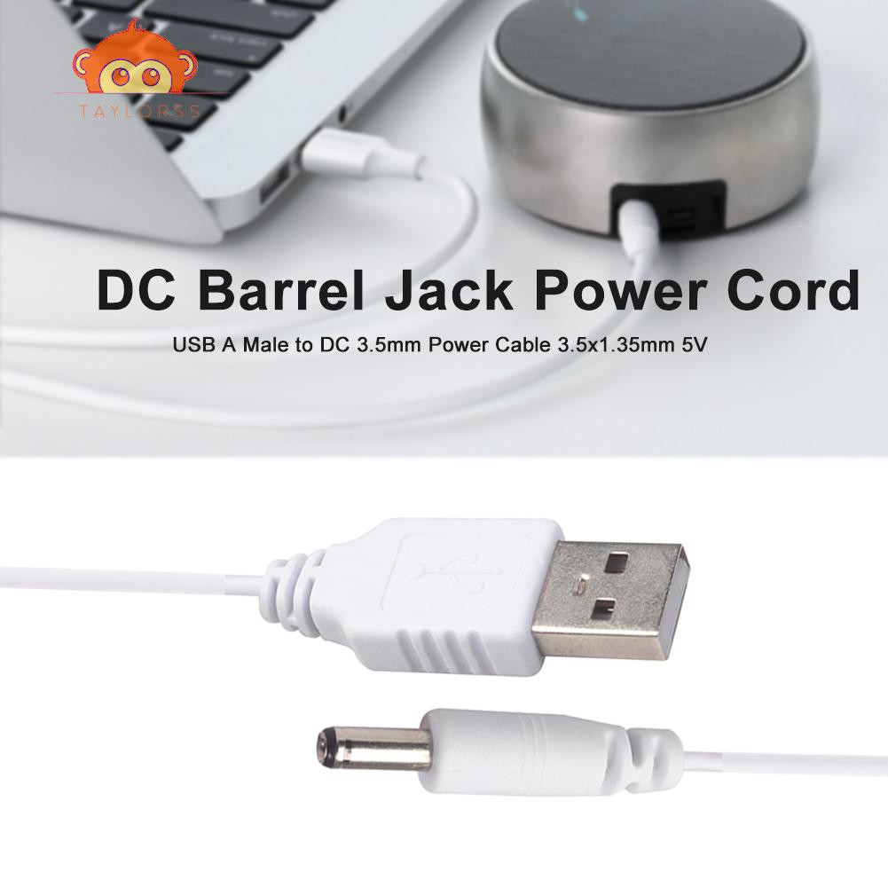 Dây cáp nguồn chuyển đổi nối dài giắc cắm USB đầu cắm type A sang DC 3.5mm 5V 3.5x1.35mm | BigBuy360 - bigbuy360.vn